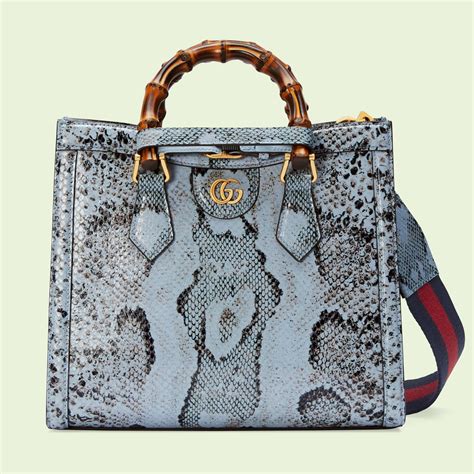 borse gucci pitone|Borsa shopping Gucci Diana in pitone misura piccola.